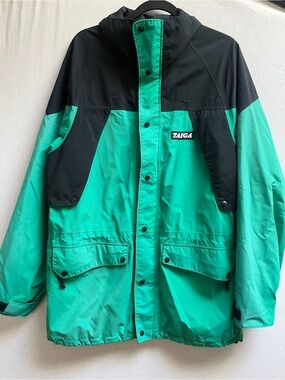 Vintage Taiga Waterproof Shell Windbreaker Jacket Sz L